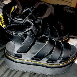 Black Platform Sandals